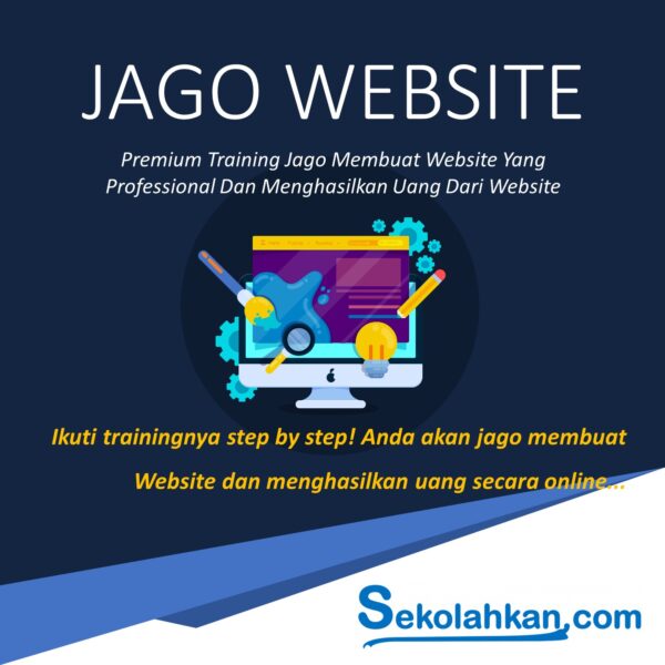 Kelas Membuat Web Tanpa Koding dan Studi Kasus Memonetisasi Web